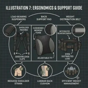 Step-by-step care infographic outlining how to clean, condition, and preserve a genuine leather police duty belt for long-term durability.
